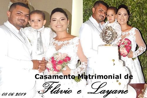 Matrimnio de Flvio e Layane